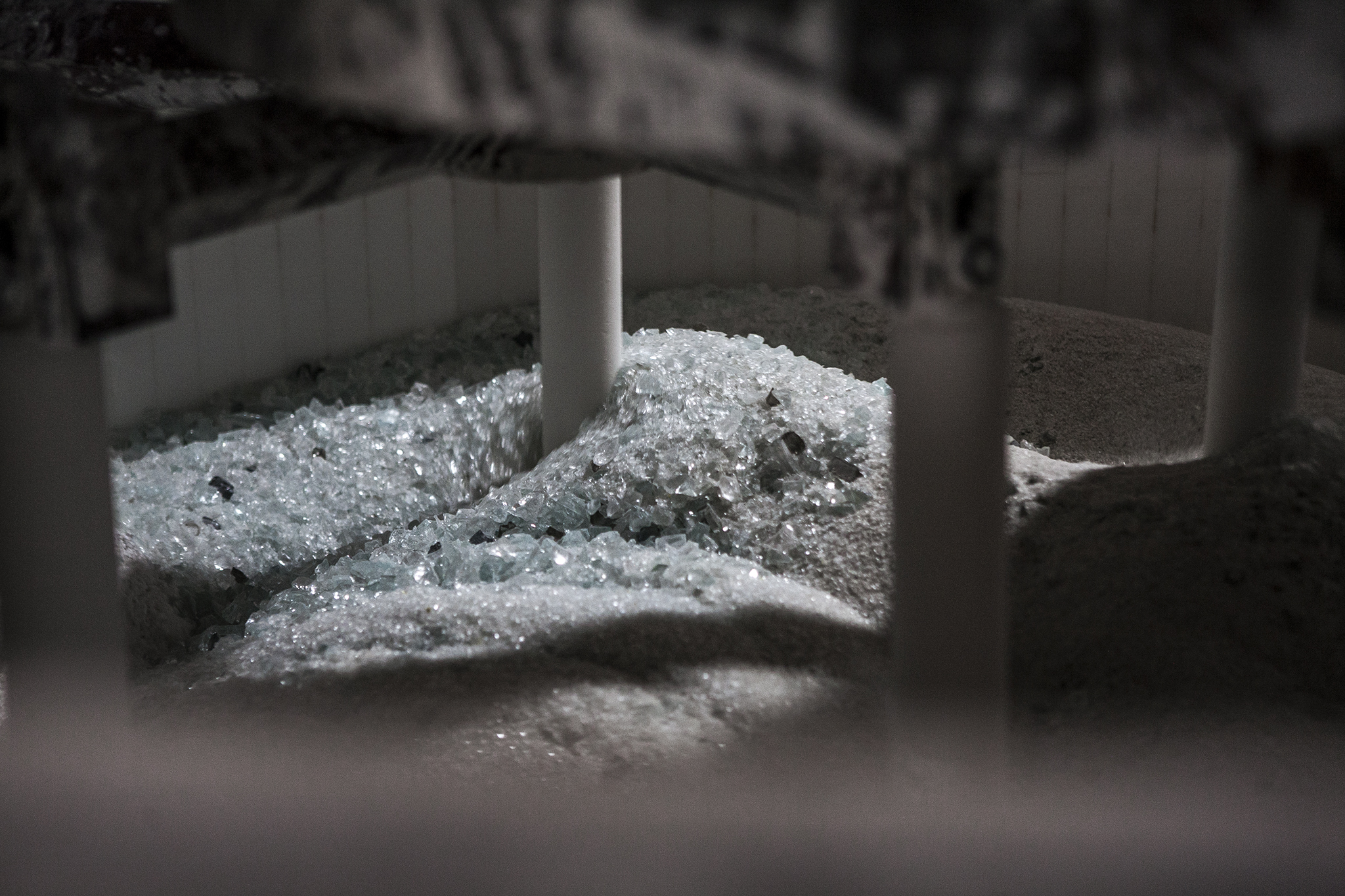 石英石原料混合過程